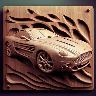 3D модель Астон Мартін DB7 (STL)